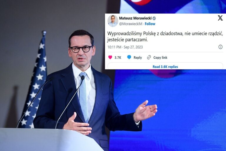 "Nie umiecie rządzić". Zaskakujący wpis premiera Mateusza Morawieckiego. O co chodziło? - INFBusiness