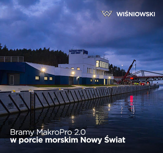 Bramy WIŚNIOWSKI w porcie morskim Nowy Świat - INFBusiness