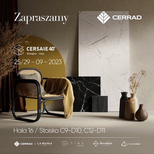 Cerrad zaprasza na Cersaie 2023 do Bolonii - INFBusiness