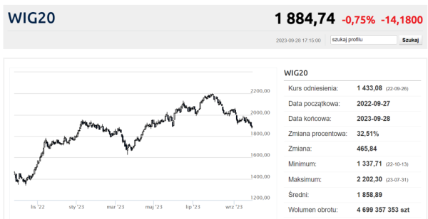 Głęboka przecena, a nawet panika na akcjach spółek z WIG20. GPW słabsza od giełd bazowych - INFBusiness