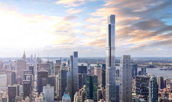 Penthouse w Central Park Tower, najwyższym wieżowcu Manhattanu, wciąż czeka na nabywcę /materiały prasowe