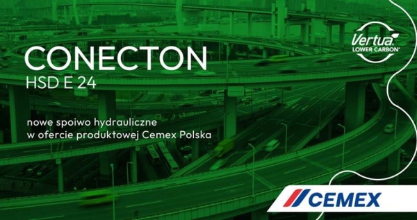 Niskoemisyjne spoiwo drogowe CONECTON HSD E 24 w ofercie produktowej Cemex Polska - INFBusiness