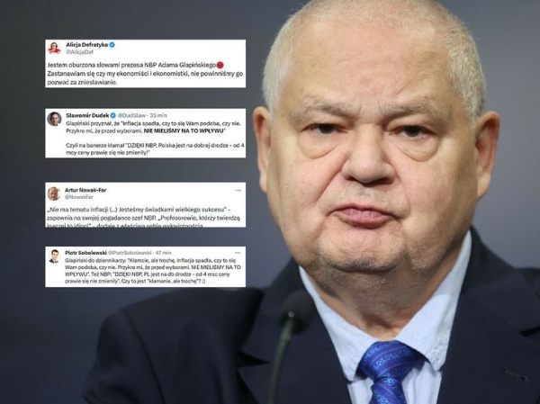 Ekonomiści oburzeni tyradą Glapińskiego. "Zastanawiam się, czy nie powinniśmy go pozwać za zniesławianie" - INFBusiness