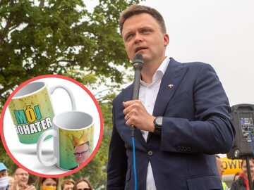 Sprzedają kubki z wizerunkiem Szymona Hołowni. Oto ile trzeba zapłacić - INFBusiness