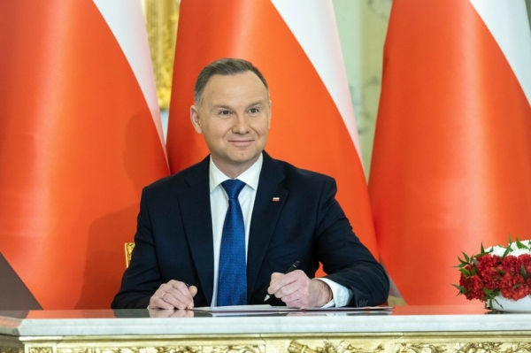 Prezydent Andrzej Duda /Jacek Domiński /Reporter