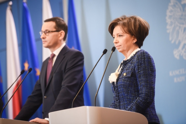 Mateusz Morawiecki i Marlena Maląg /Zbyszek Kaczmarek /INTERIA.PL