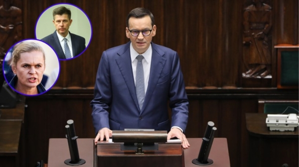 Wystąpienie premiera Mateusza Morawieckiego spotkało się z krytyką koalicjantów /Paweł Supernak/PAP, Artur Szczepanski, Jacek Domiński/REPORTER/EAST NEWS /