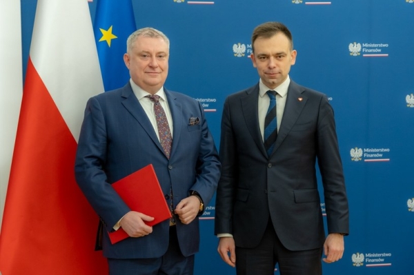 Nowy szef PANA Jacek Gdański i minister finansów Andrzej Domański /Ministerstwo Finansów/X /materiały prasowe