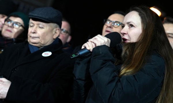 Zamiast do pracy poszła na protest. &quot;Nietypowe&quot; L4 Barbary Kamińskiej