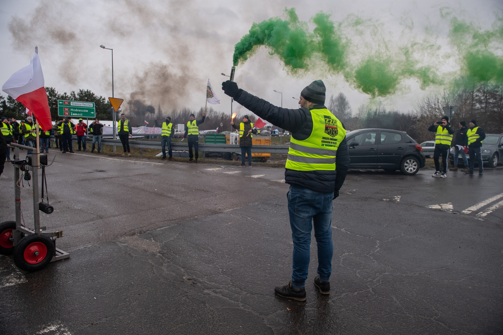 Kolejne proputinowskie banery na proteście rolników. Organizatorzy zareagowali - INFBusiness