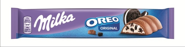 Trzy partie batonów Milka Oreo mogą być zanieczyszczone plastikiem /GIS /materiały prasowe