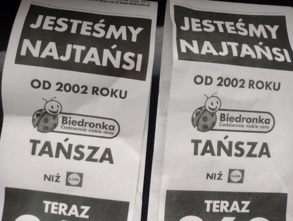 Lidl odpowiada Biedronce w wojnie plakatowej. Do akcji wkracza komornik - INFBusiness