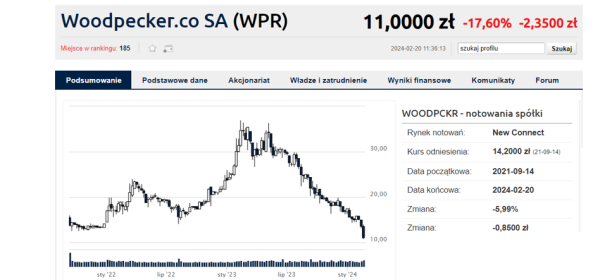 Prezes zrezygnował, a kurs runął. Nowe minima popularnej spółki technologicznej - INFBusiness