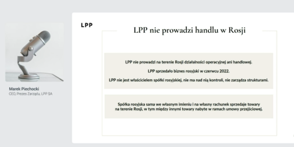 Prezes LPP: Będziemy dwa razy większą firmą. Kurs na widłach - INFBusiness