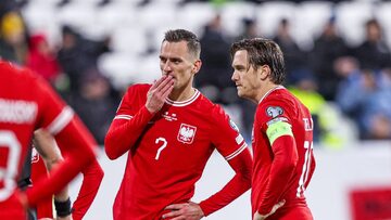 Arkadiusz Milik i Piotr Zieliński