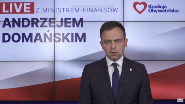 Minister Finansów Andrzej Domański o podwyższeniu kwoty wolnej od podatku do 60 tys. zł: To zobowiązanie zostanie zrealizowane /PO / YT /