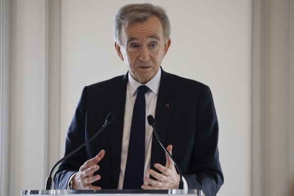 Bernard Arnault, założyciel koncernu LVMH /ludovic MARIN / AFP /AFP