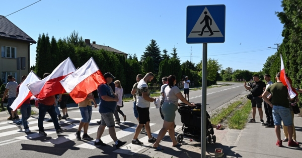 Strajk sadowników w Opolu Lubelskim /PAP/Wojtek Jargiło /PAP