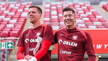 Wojciech Szczęsny i Robert Lewandowski