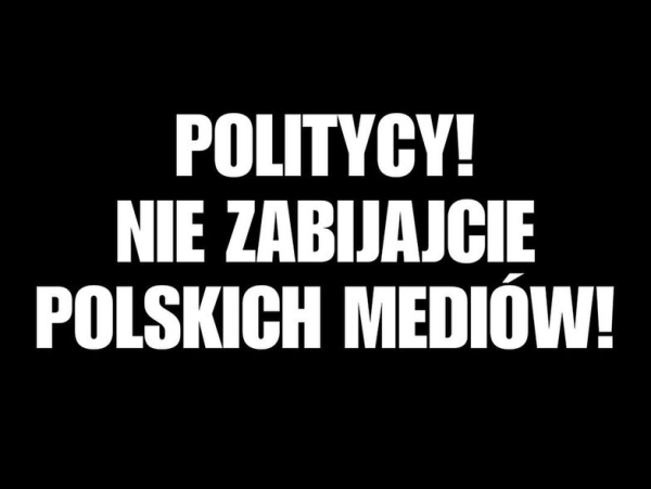 "Politycy! Nie zabijajcie polskich mediów!". Redakcje biją na alarm