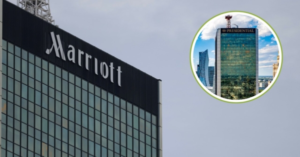 Warszawski Marriott ma nową nazwę. Dawne logo wkrótce zniknie z obiektu. Źródło: Filip Naumienko/REPORTER, lim.pl /