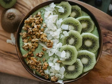 Zielony smoothie bowl