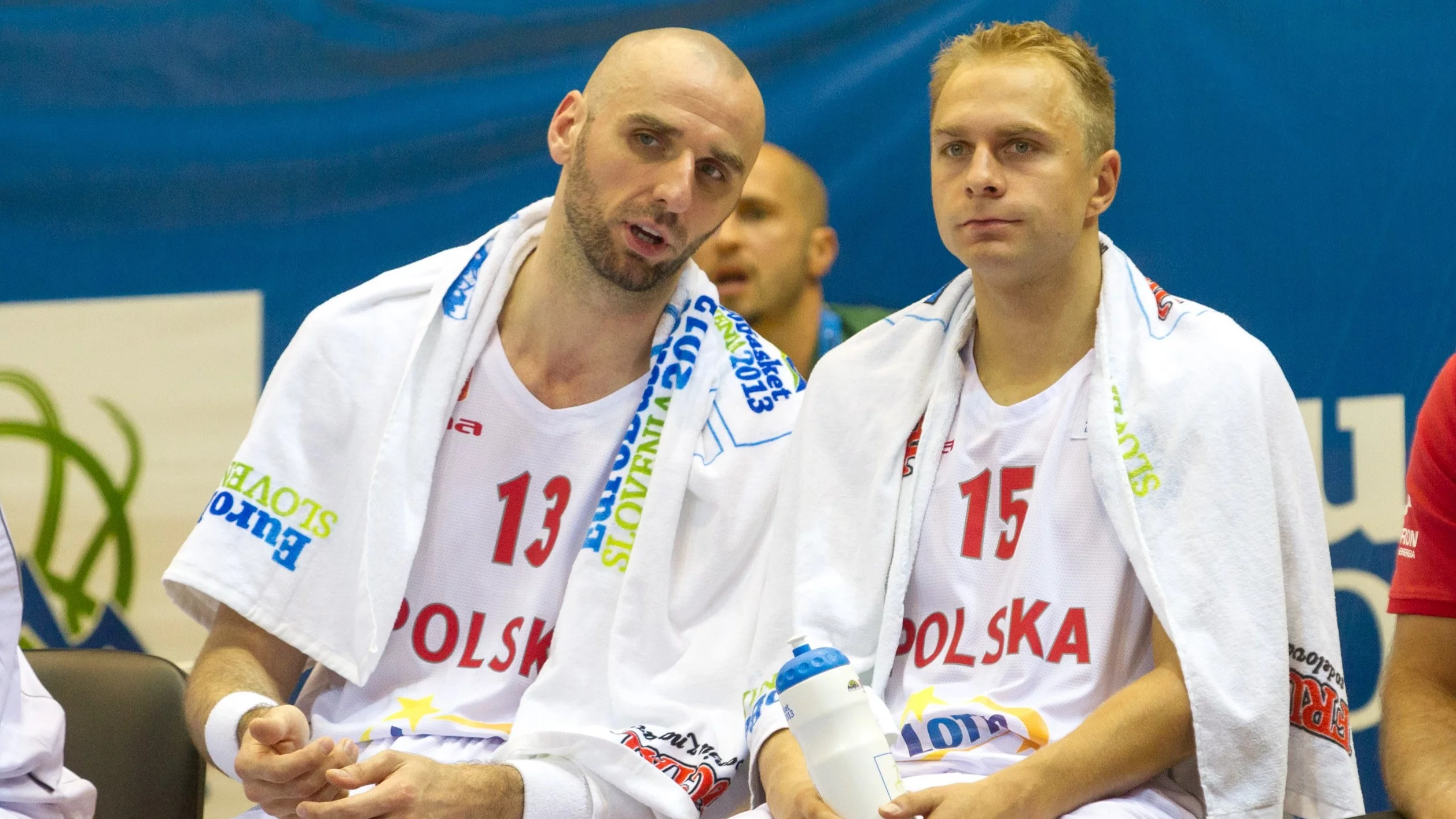 Marcin Gortat i Łukasz Koszarek