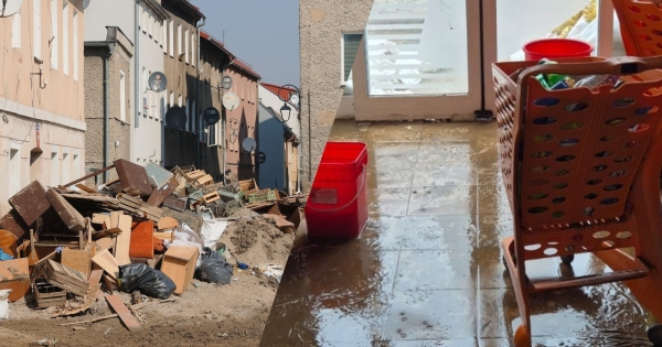 Głuchołazy. Tyle co otworzyli sklep, po trzech dniach go zalało /PAP/Michał Meissner,  Rabat Detal / FB /