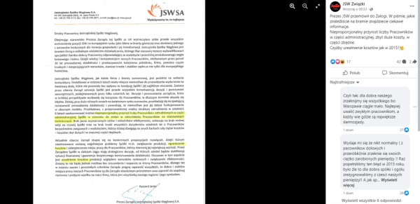 Produkcja w JSW spada, ale nagrody będą. Prezes: funkcjonowanie w obecnym modelu niemożliwe - INFBusiness