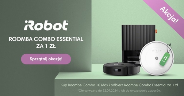 Wystartowała akcja marki iRobot. Drugiego robota otrzymasz za złotówkę! - INFBusiness