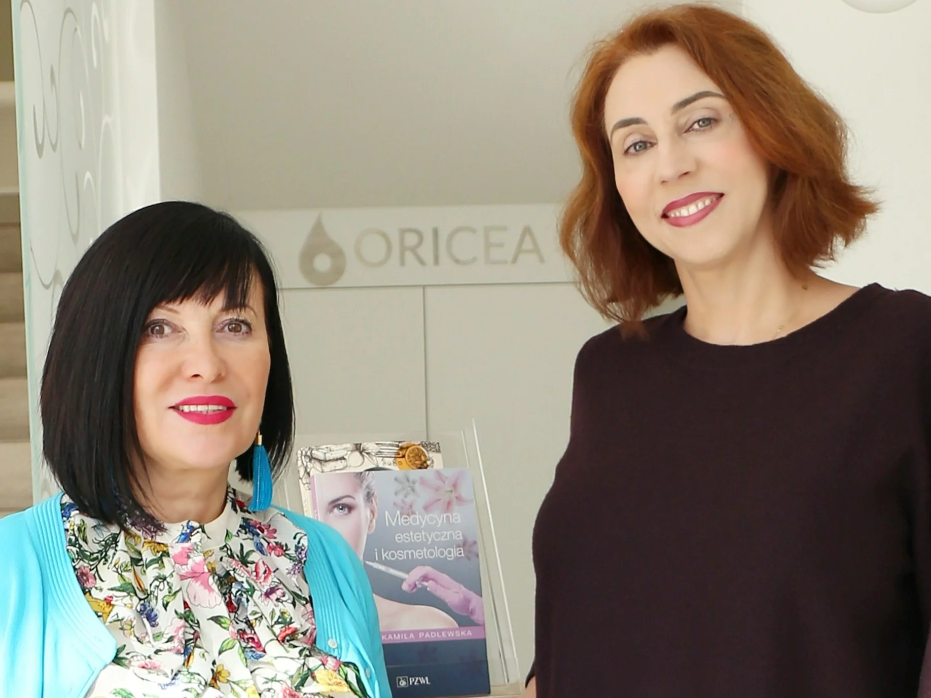 dr n. med Kamila Padlewska – właścicielka Kliniki Oricea, Beata Łapińska –  właścicielka  European Beauty Center