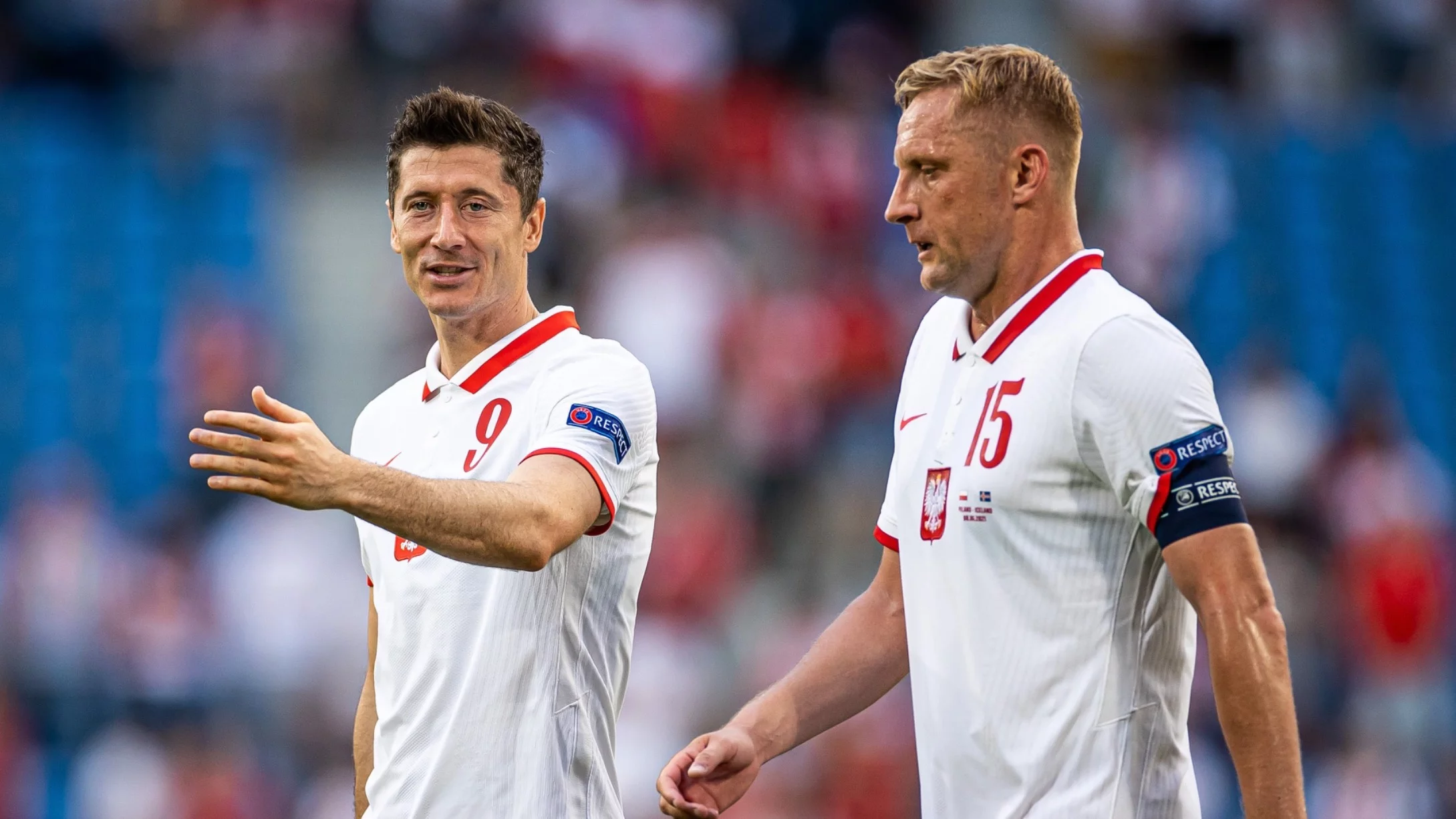 Robert Lewandowski i Kamil Glik