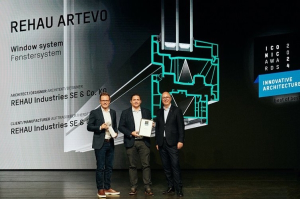 REHAU Window Solutions odbiera nagrodę Iconic Award 2024 za system profili ARTEVO - INFBusiness