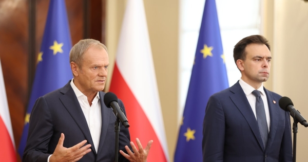 Premier Donald Tusk i minister finansów Andrzej Domański /KPRM/X /materiały prasowe