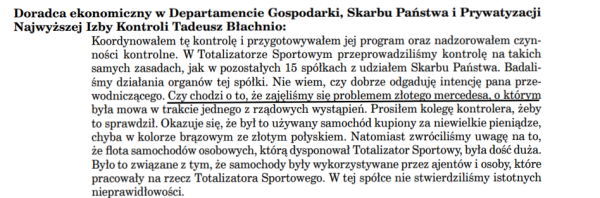 Złoty mercedes, nowojorskie stawki i 40 doradców. Audyty w państwowych spółkach - co z nich wynika? - INFBusiness