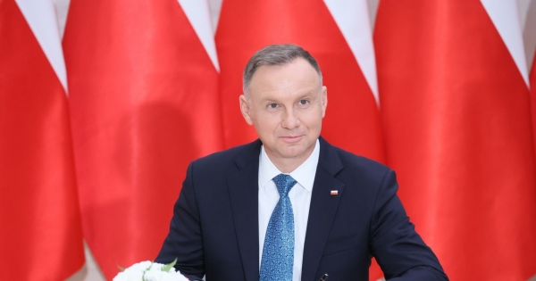 Prezydent Andrzej Duda /Wojciech Olkuśnik /East News