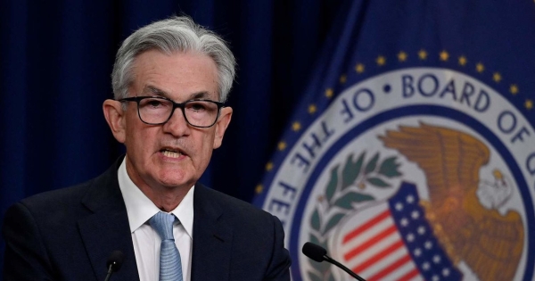 Fed zdecydował w sprawie stóp procentowych w USA. Na zdj. Jerome Powell, szef Fedu /AFP