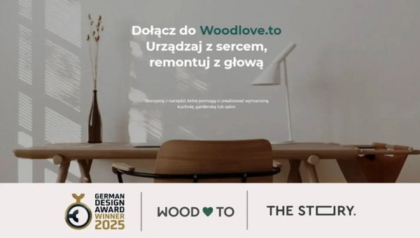 Platforma Woodlove.to z prestiżową nagrodą German Design Award - INFBusiness