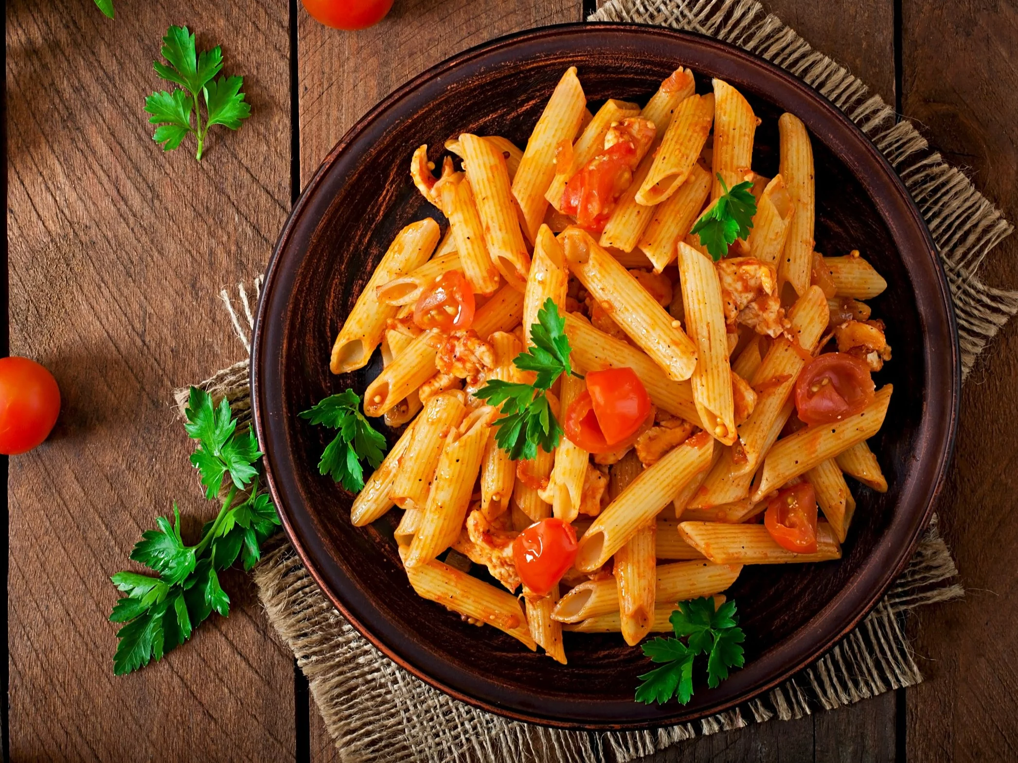 Penne arrabbiata