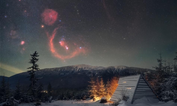 Fotografia z Polski zdjęciem dnia NASA. Przedstawia Oriona nad Babią Górą - INFBusiness