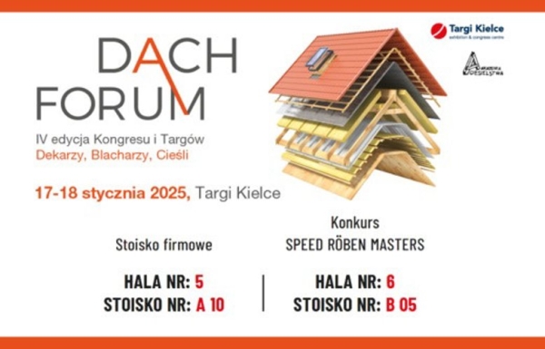 Röben Złotym Sponsorem DACH FORUM 2025 – zapraszamy na nasze stoiska - INFBusiness