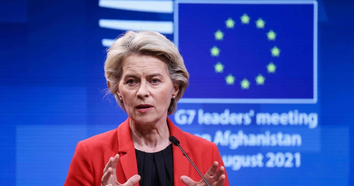 Ursula von der Leyen ma popierać postulat Polski. /AFP