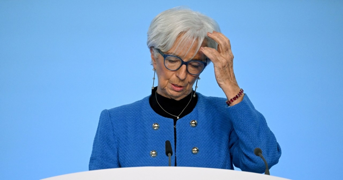 Europejski Bank Centralny, którego prezeską jest Christine Lagarde, zanotował stratę w wysokości prawie 8 mld euro za 2024 r. /Kirill Kudryavtsev /AFP