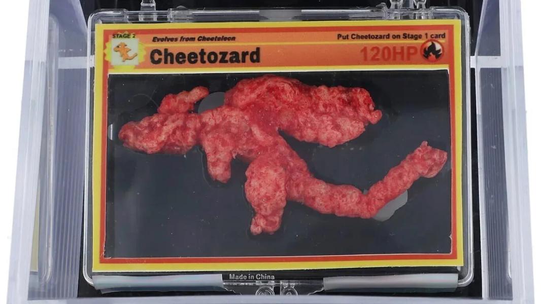 „Cheetozard”, Cheeto w kształcie Pokémona, został sprzedany na aukcji za 87 840 dolarów - INFBusiness