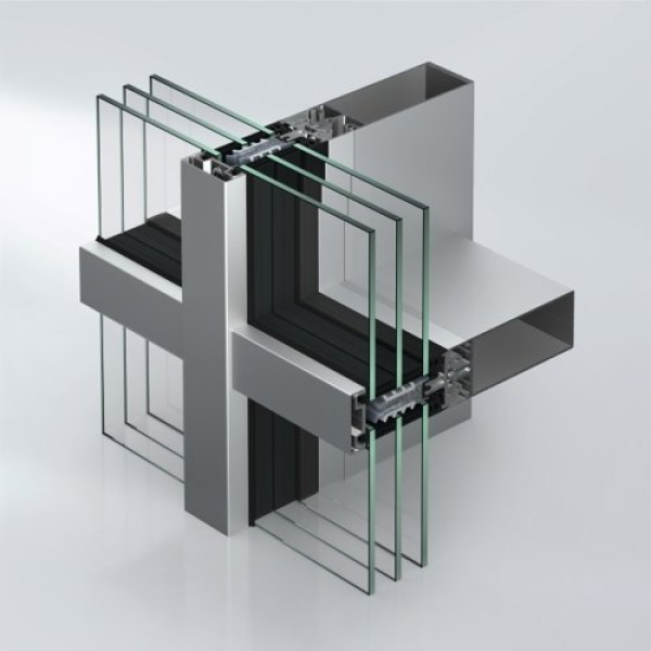 Szybka modernizacja fasad aluminiowych - Schüco AOC 50/60 Reno - INFBusiness