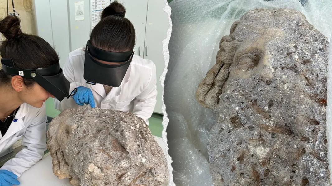 Rzymscy archeolodzy znaleźli starożytną głowę bóstwa podczas wykopalisk w kościele katolickim - INFBusiness