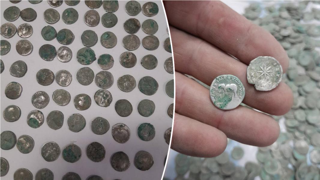 Starożytny skarb odkryty przez poszukiwacza metali wędrującego po polu w Rumunii - INFBusiness