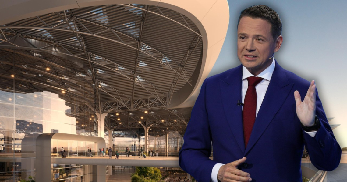Rafał Trzaskowski commented on the CPK /Foster + Partners, PAP/Paweł Supernak /