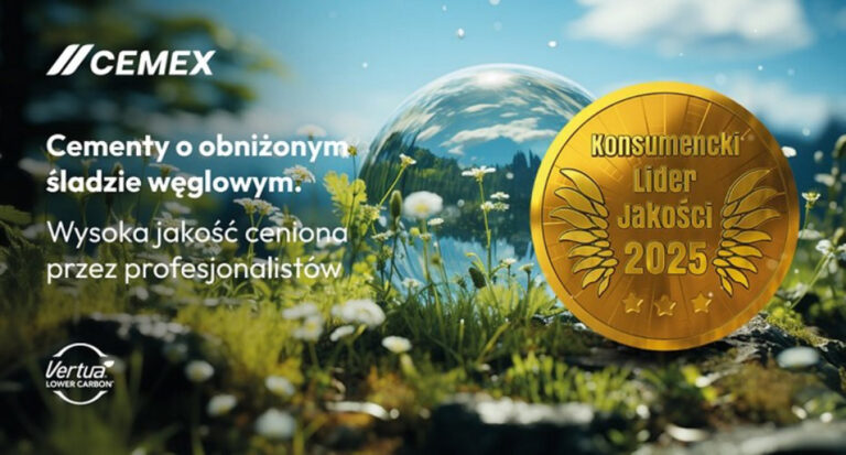 Złote Godło Lidera Jakości Konsumenckiej 2025 po raz kolejny dla Cemex Polska - INFBusiness