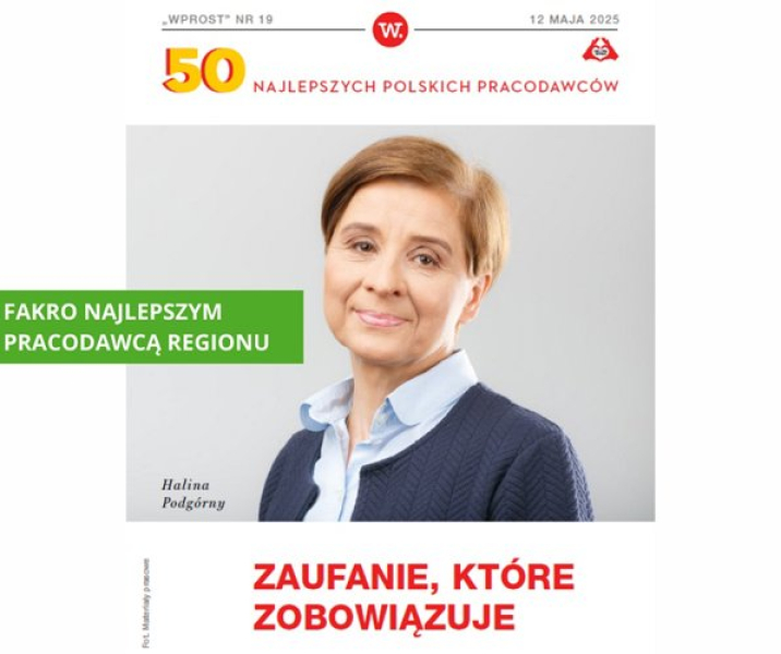 FAKRO wyróżnione tytułem „Najlepszego Pracodawcy Regionu” podczas gali Orłów Wprost - INFBusiness